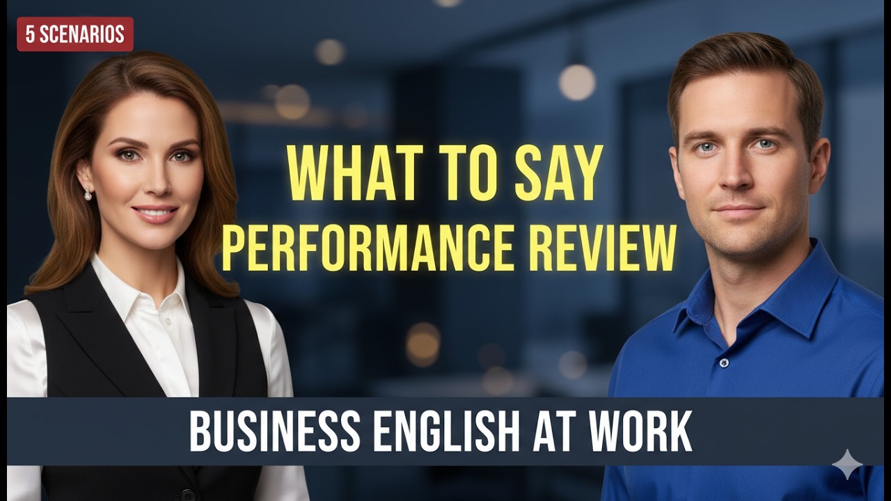 How to Advocate for Yourself in a Performance Review | Business English for Career Growth