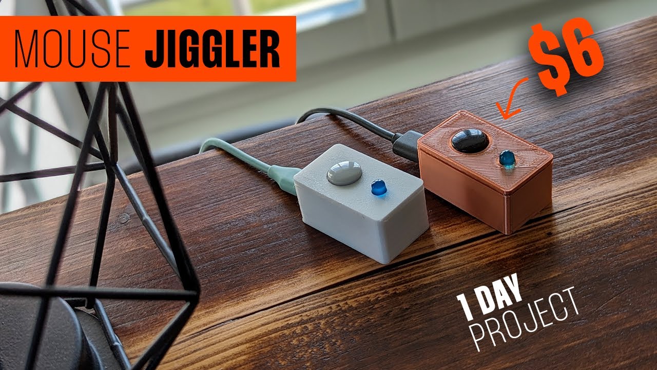 Make a Mouse Jiggler in 1 Day! (Full tutorial)