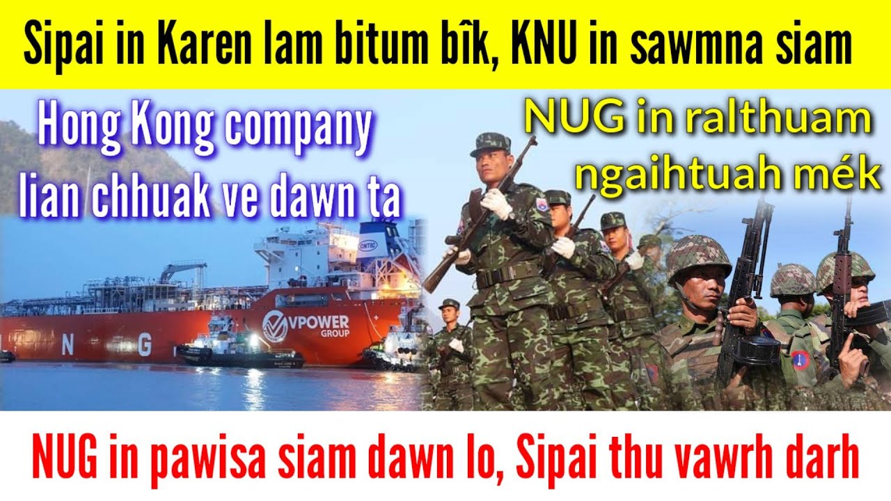 Khaw pahnih haltu Sipai 8 kahhlum an ni/NUG in budget a puang/Dalan huaisar thah a ni: Myanmar News