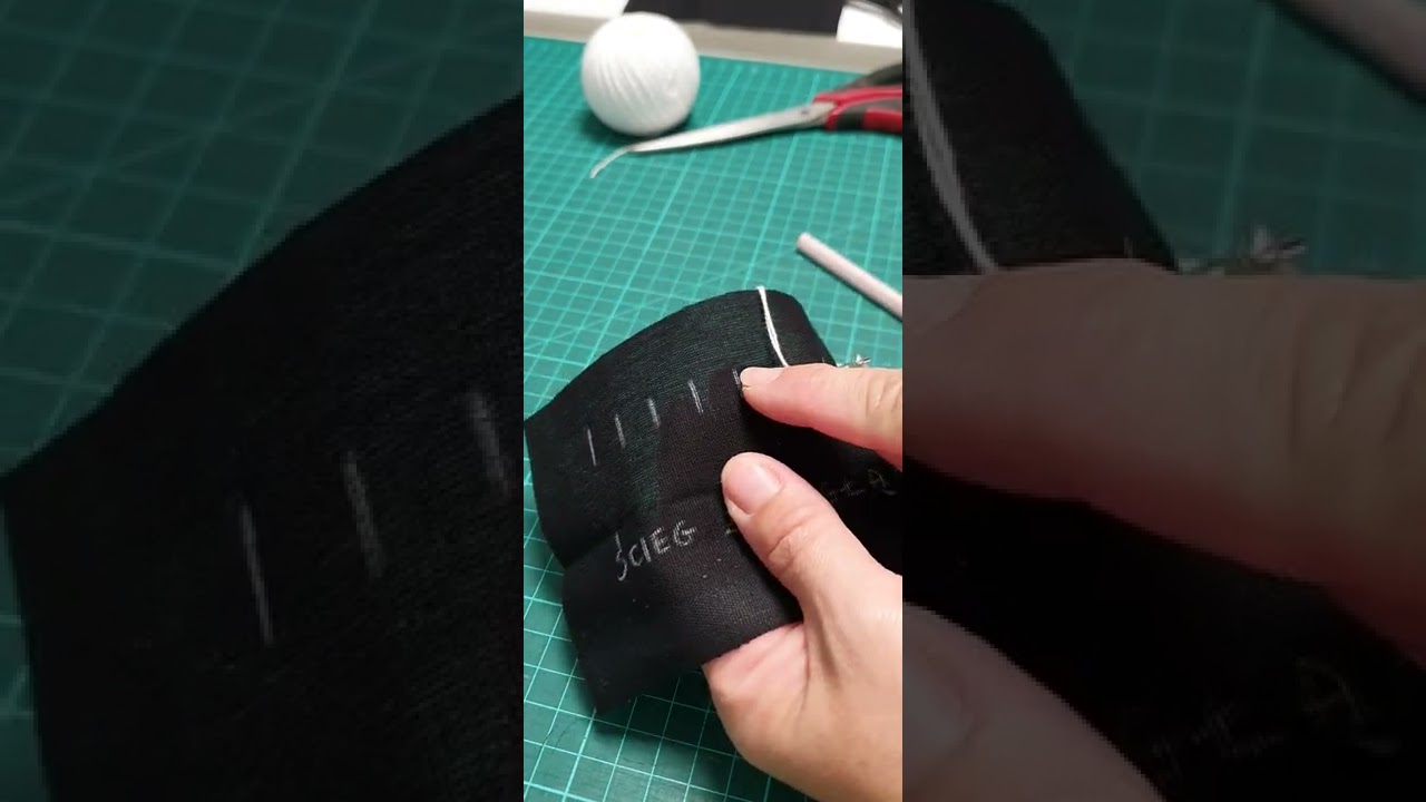 Ściegi ręczne - ŚCIEG ZA IGŁĄ