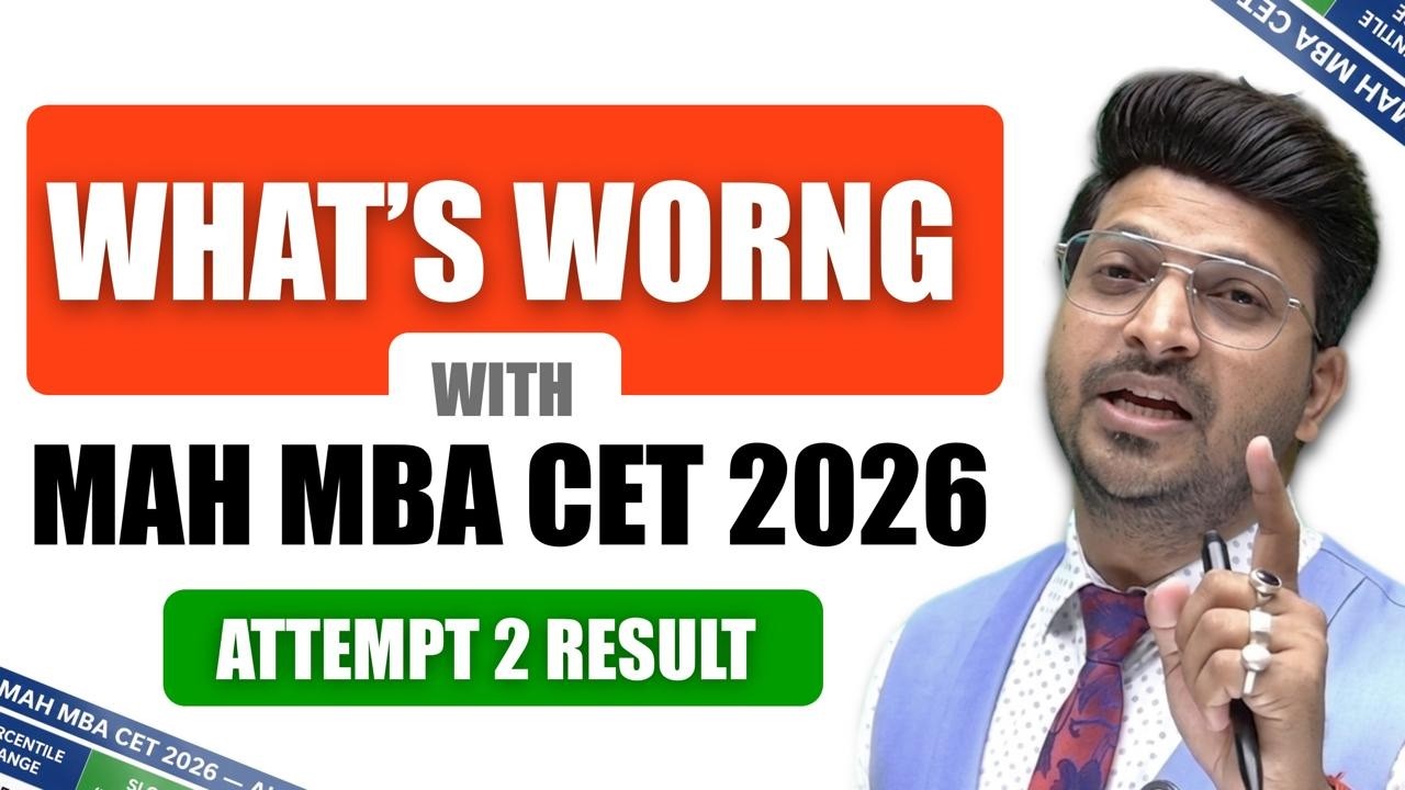 MAH MBA CET 2026  |  Attempt 2 Result |  Marks vs Percentile | Rohit sir