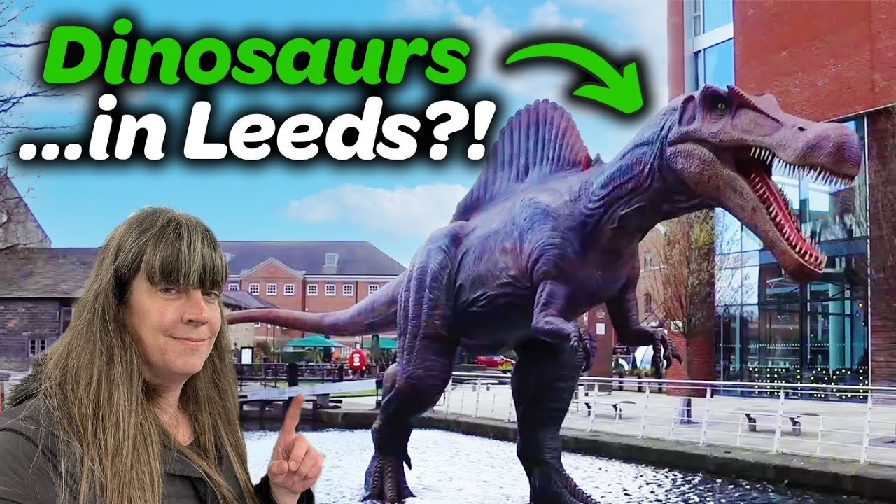 Greeted by a Dinosaur in Leeds - Visiting Every Station on the Calder Valley Line