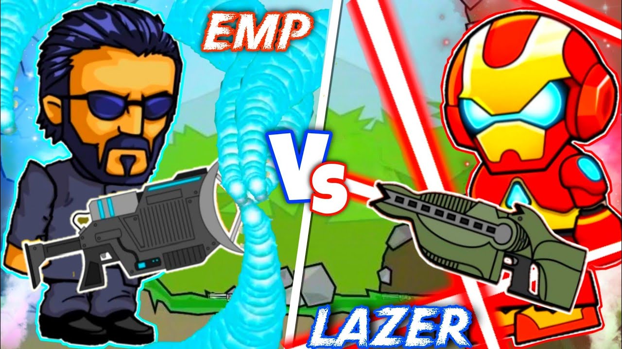 Emp Vs Lazer Gun | Mini Militia Funny Gameplay 🤣