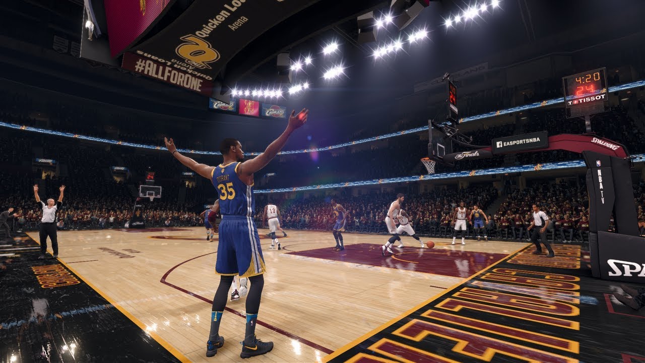 NBA Live 18: Warriors At Cavs - Game Speed at 55. Does It Look Realistic?