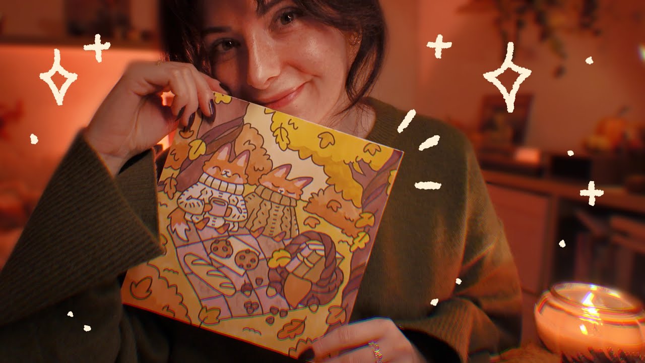 ASMR Soirée coloriage pour s'occuper l'esprit 🍂