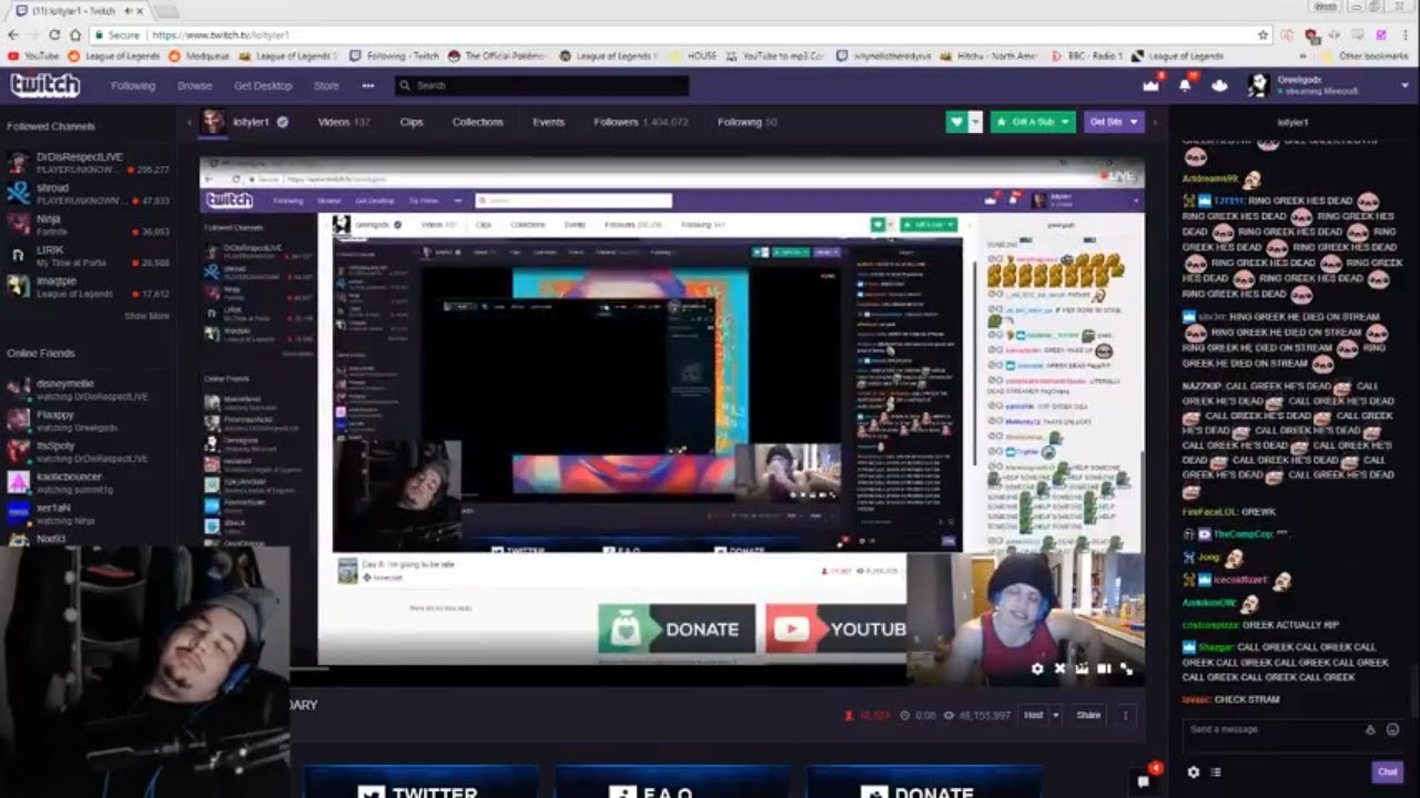 Tyler1 Catches Greek Watching His Stream