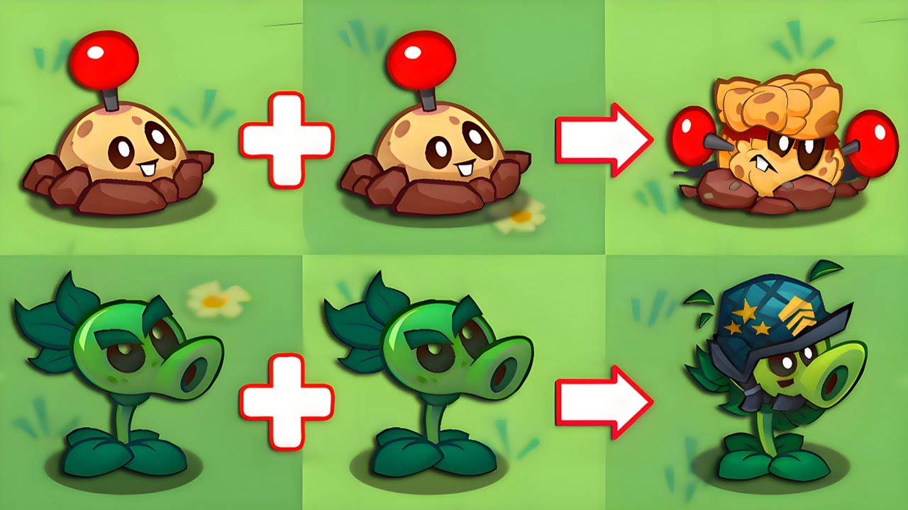 PVZ Fusion in PVZ3 - Plants Vs Zombies 3: Evolved Gameplay - Fusion Plants! New Beta!