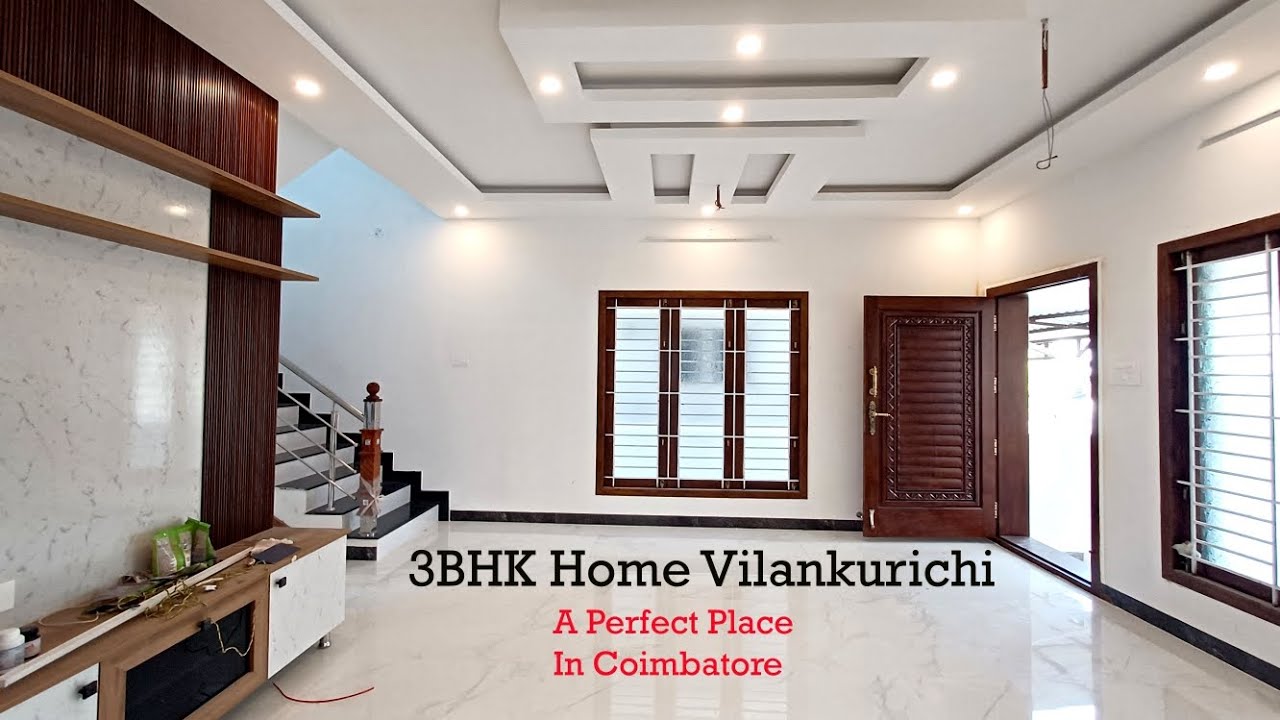 2300 Sqft Luxury 3BHK Furnished வீடு | East Facing | House for sale in Coimbatore, Vilankurichi 