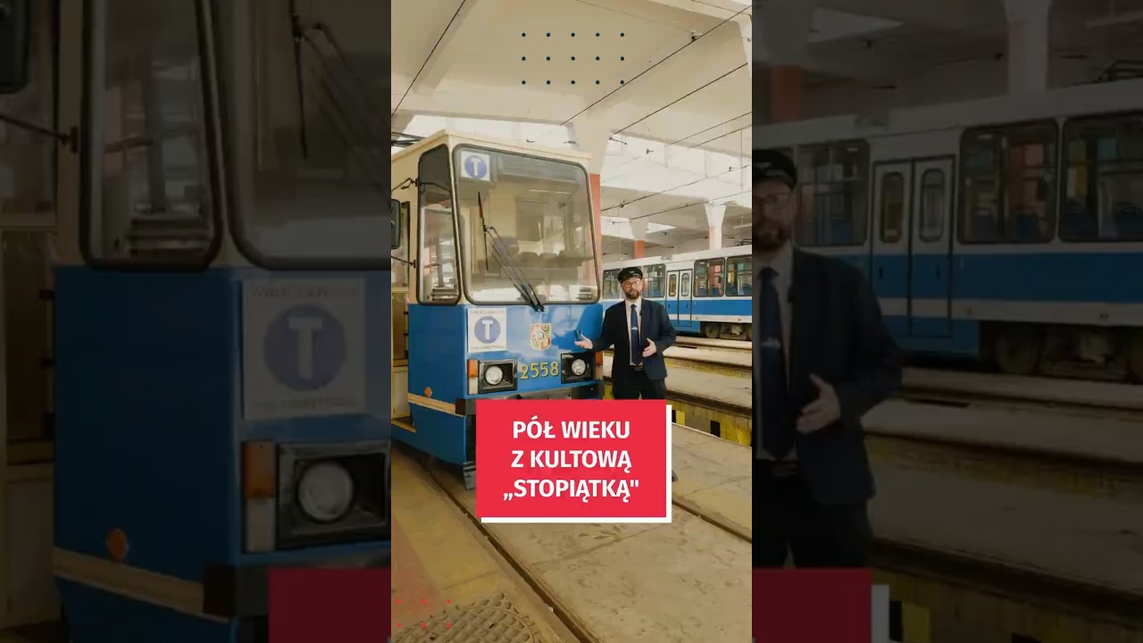 P&oacute;ł wieku z kultowym tramwajem 105N. Świętuj razem z MPK  #wroclaw #tram #mpk