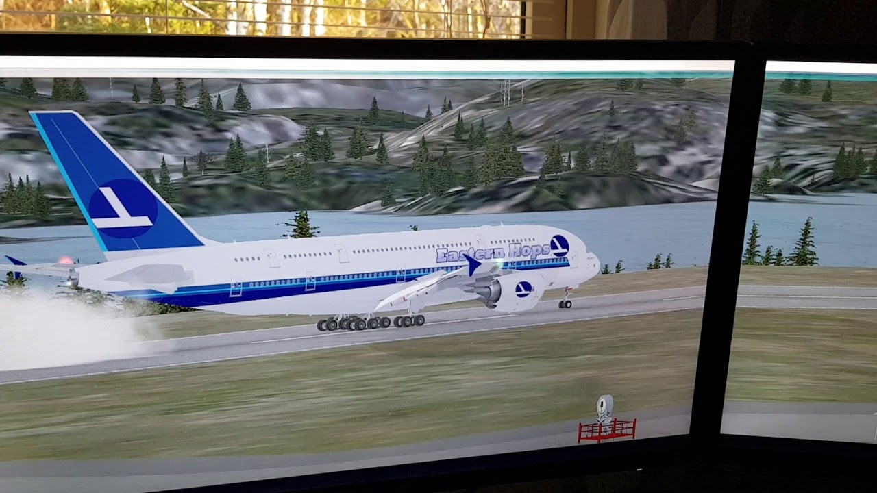 Airbus a380 Landing ENBR Flesland Bergen