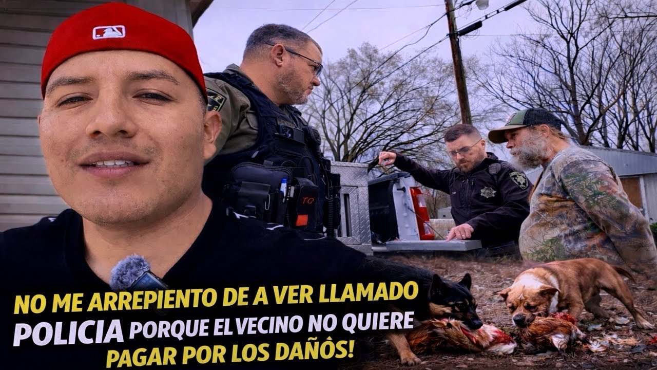 👉 No me arrepiento de llamar a la policía… el vecino no quiere pagar los daños