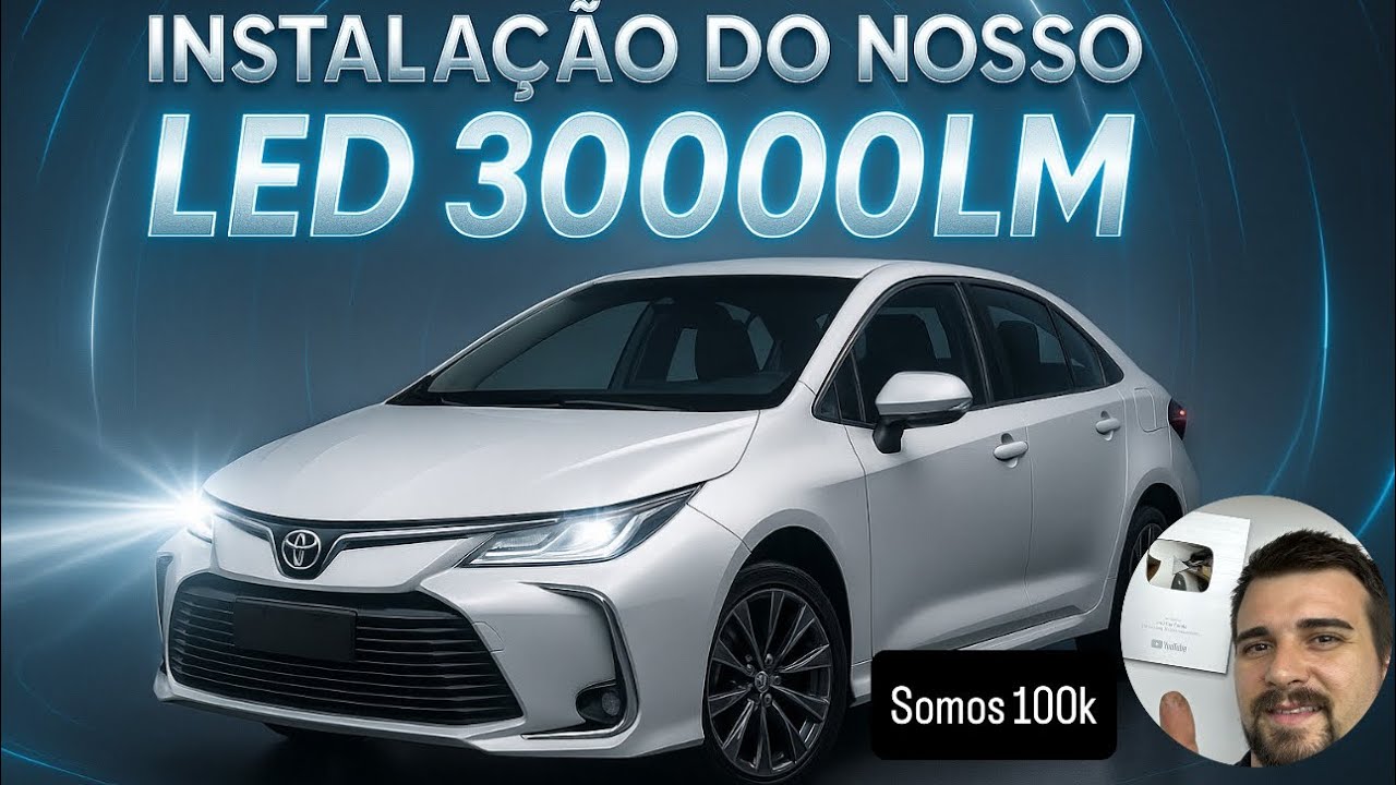 Melhor LED PARA SEU NOVO COROLLA!