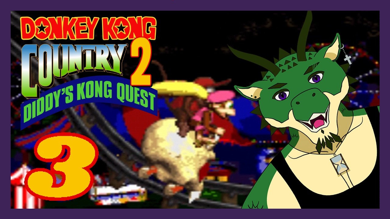 【Donkey Kong Country 2】I'm The Fastest Dragon In The West! You Can't Catch Me! 【3】