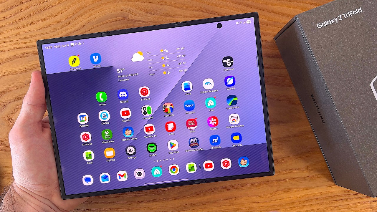 Samsung Galaxy Z Trifold возвращается!