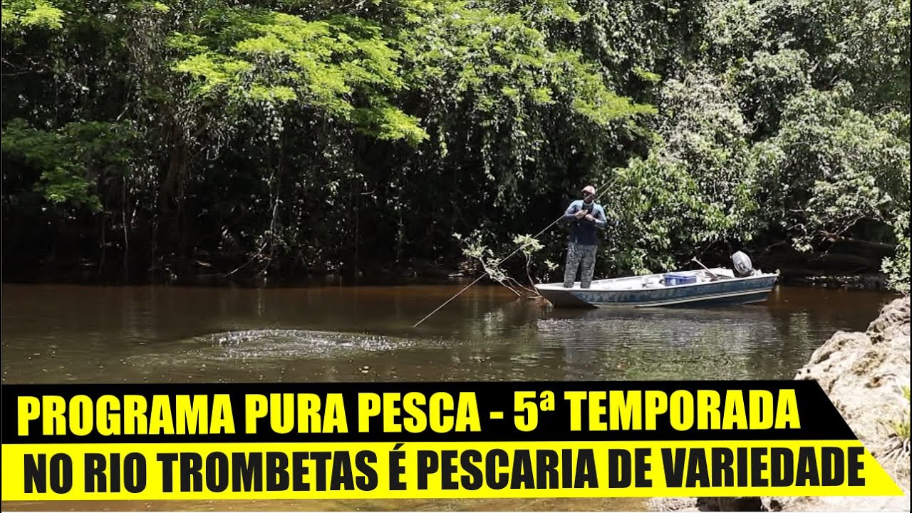PROGRAMA PURA PESCA - 5 TEMPORADA - EP 05 - A DIVERSIDADE DO RIO TROMBETAS/PA