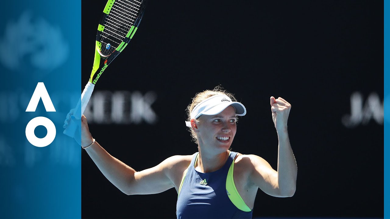 Elise Mertens v Caroline Wozniacki match highlights | Australian Open 2018