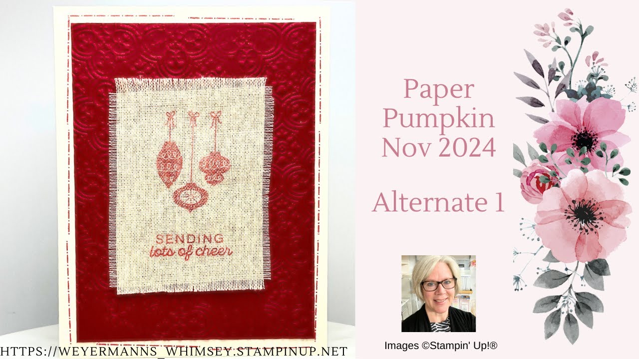 Paper Pumpkin Nov 2024 Alternative 1 Stampin’ Up!