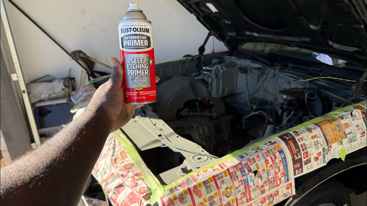 Подготовка моторного отсека Monte Carlo‼️🤟🏾 #подписка #лайк #rustoleum #enginebay #lsswap #rattlecan