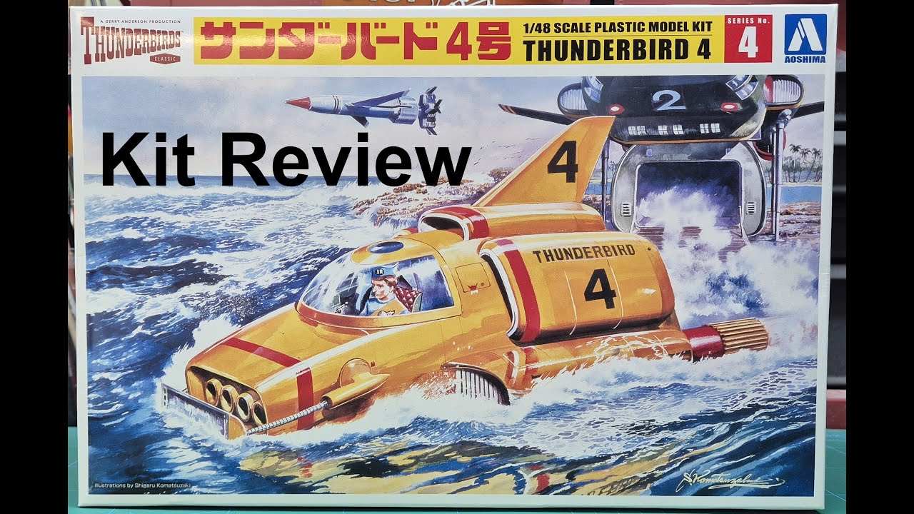Обзор набора Aoshima 1/48 Thunderbird 4
