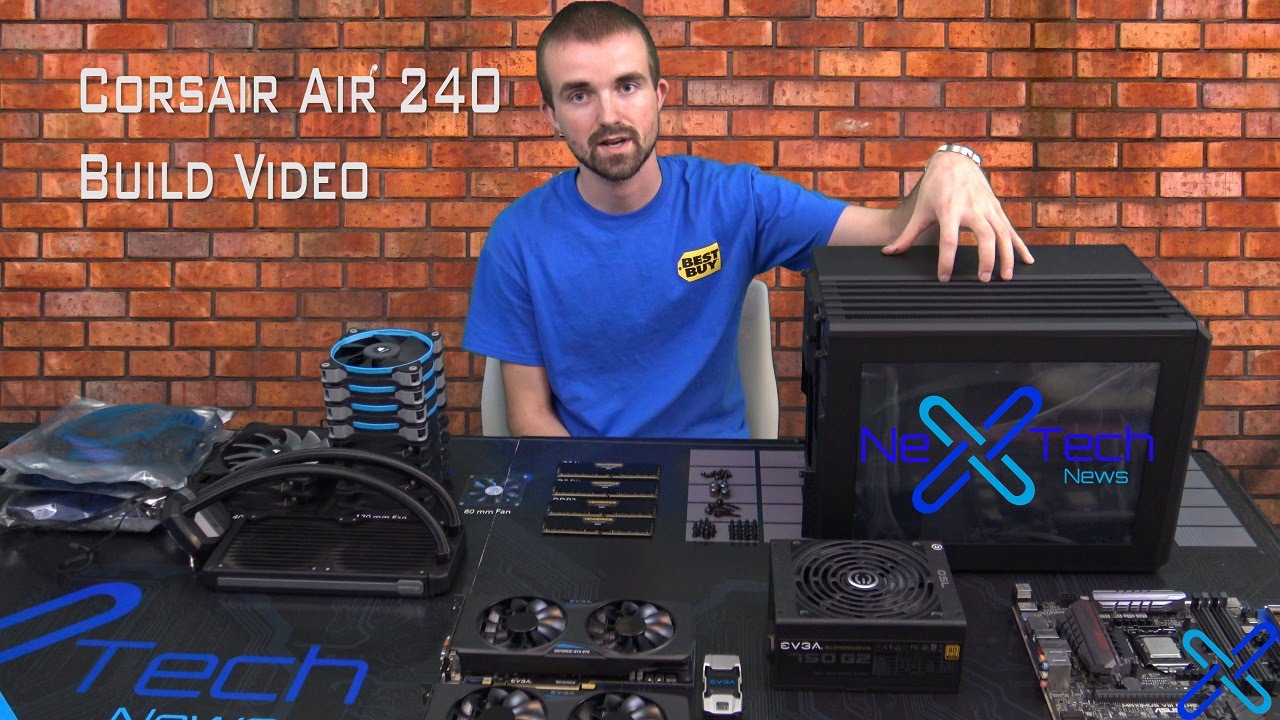 Corsair Air 240 Blue NeXTech Themed Build