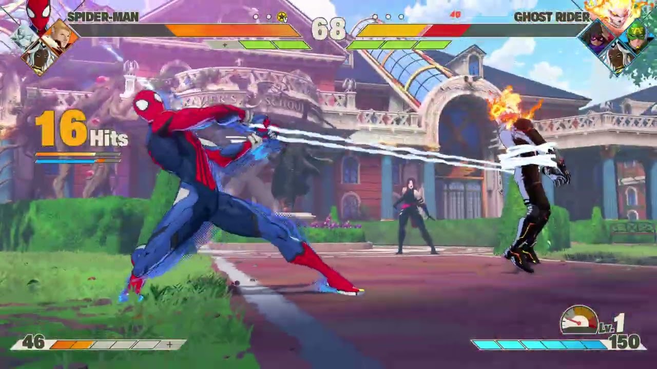 Spider Man vs Ghost Rider (Hard AI) MARVEL Tokon Fighting Souls CLOSED BETA
