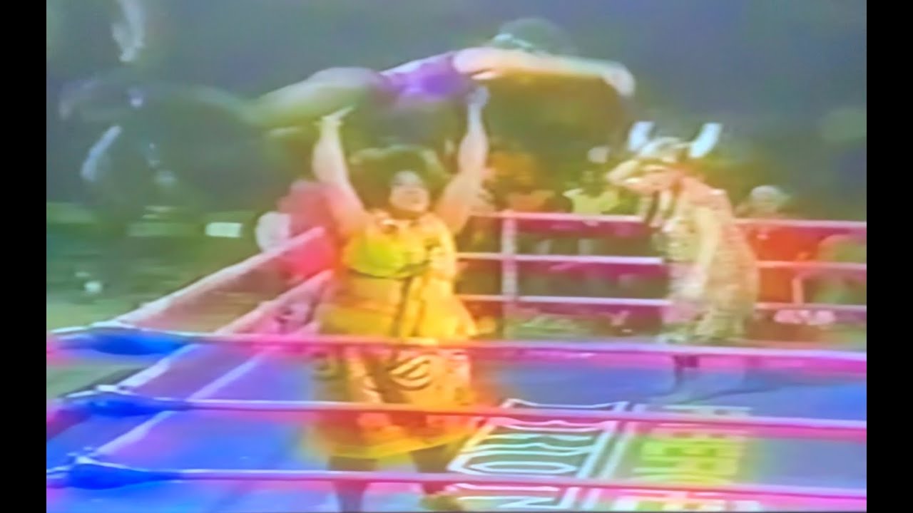 VIKING BRUNHILDA BIG BAD MAMMA V MT. FIJI BABE TULSA STAR HOODS ZELDA GLOW POWW WRESTLING