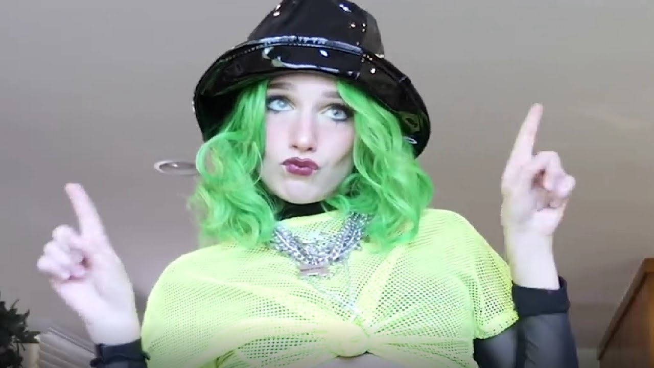 Courtney Miller serving looks (Smosh Makeovers)