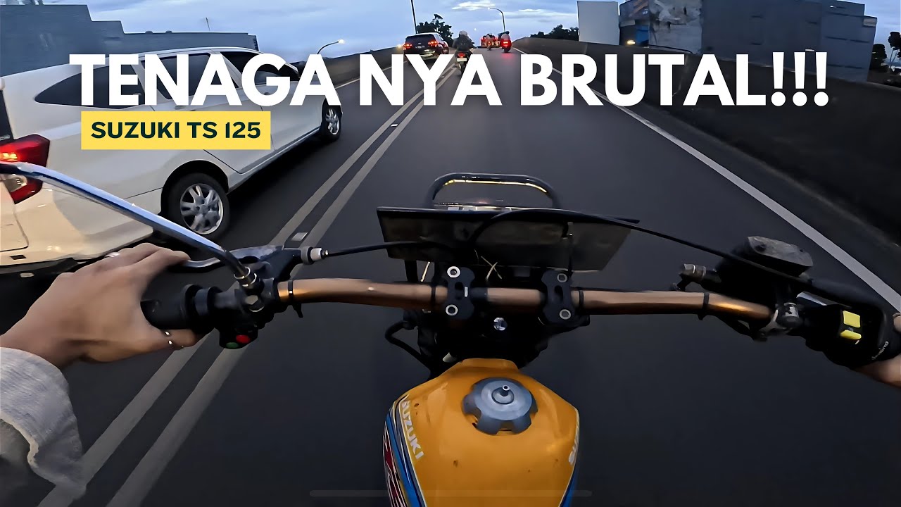KENCENGNYA GAK NG*TAK‼️ | First Ride Pake Suzuki TS 125🔥🔥🔥 #suzukits125 #motovlogindonesia
