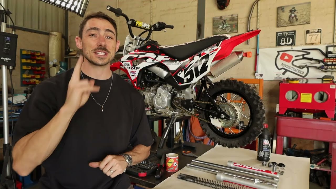 Crf110f Front Fork Upgrade, Heavy Springs, Longer Dampening Rods