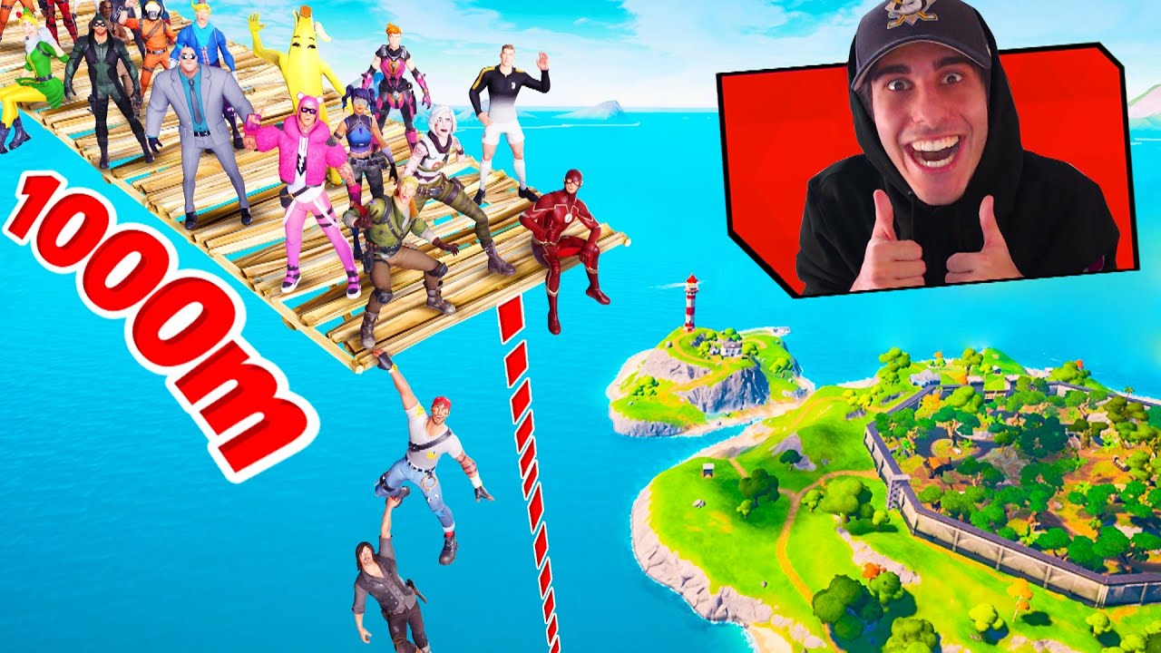 Skybase mit 50 Spieler in OFFIZIELLER Fortnite Runde! (KEIN CUSTOM!)