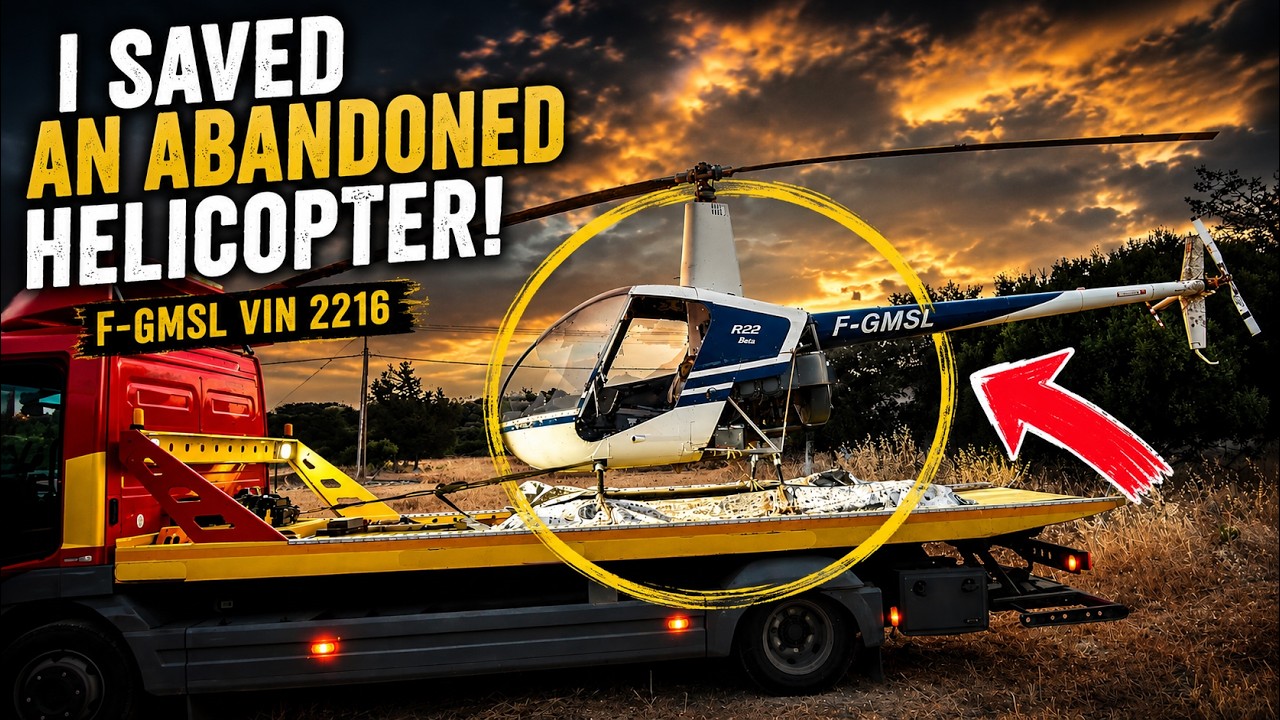 Helicopter Restoration - Saving the Robinson R22 Beta