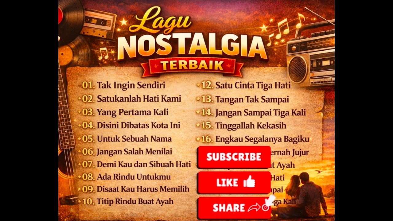 KUMPULAN LAGU NOSTALGIA TERBAIK || TEMBANG KENANGAN PALING MENYENTUH HATI