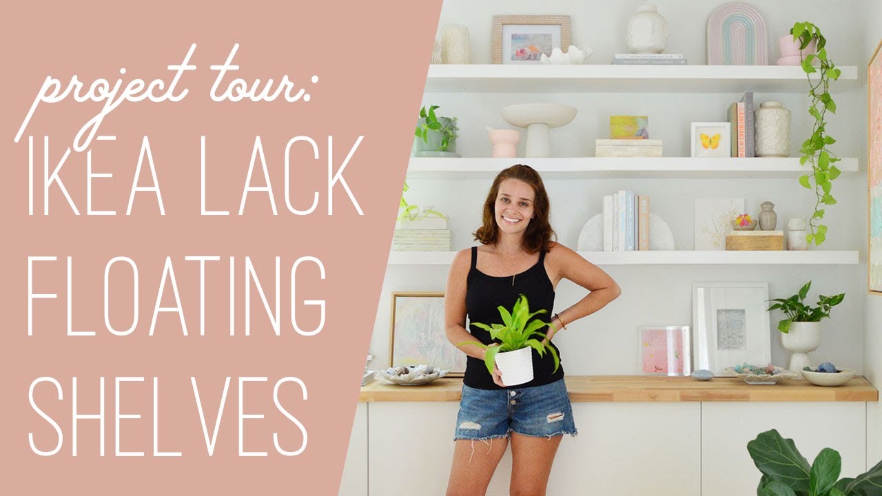 Adding Ikea Floating Shelves To Our Bedroom