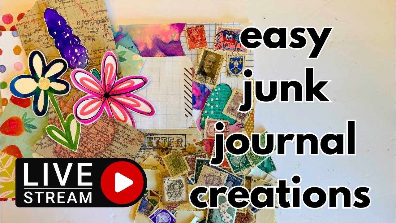 JUNK JOURNAL Ephemera Ideas | Junk Journal with Me