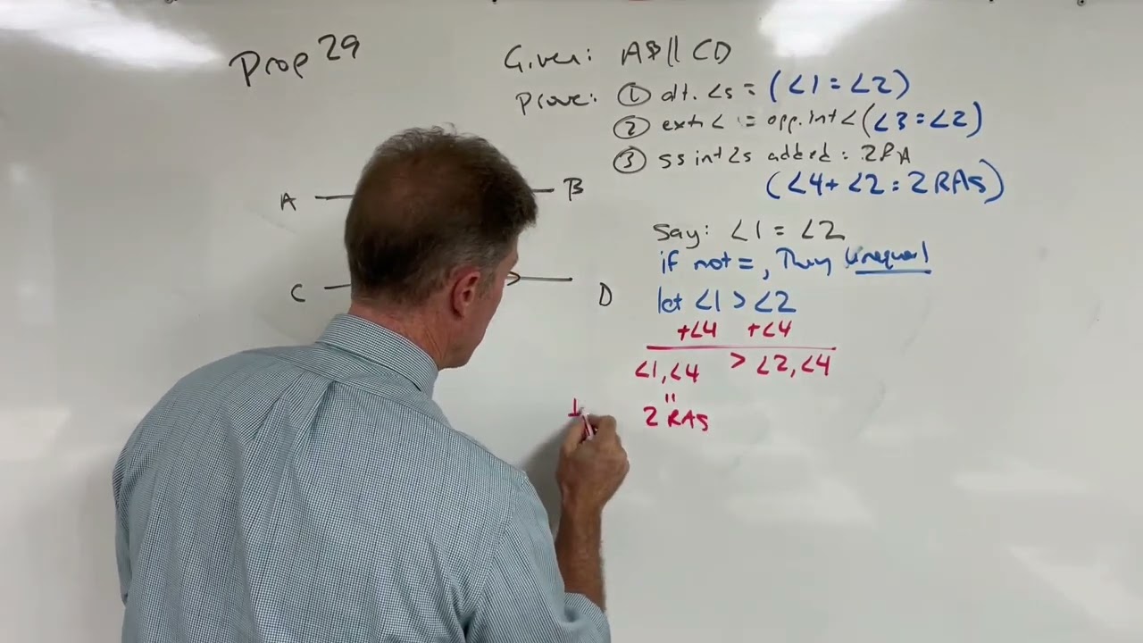 Euclid's Elements: Book 1, Prop 29