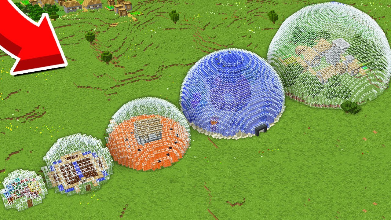 МАЙНКРАФТ НО Я НАШЕЛ КУПОЛ ВСЕХ РАЗМЕРОВ Minecraft Топовский