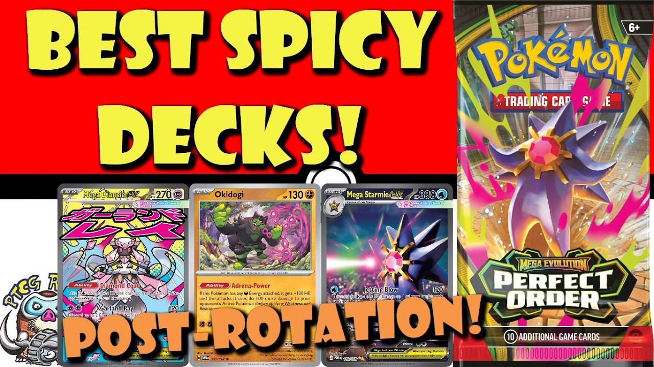 Лучшие острые колоды для Pok&eacute;mon TCG после ротации! Разрешены к использованию в Perfect Order! (Н...