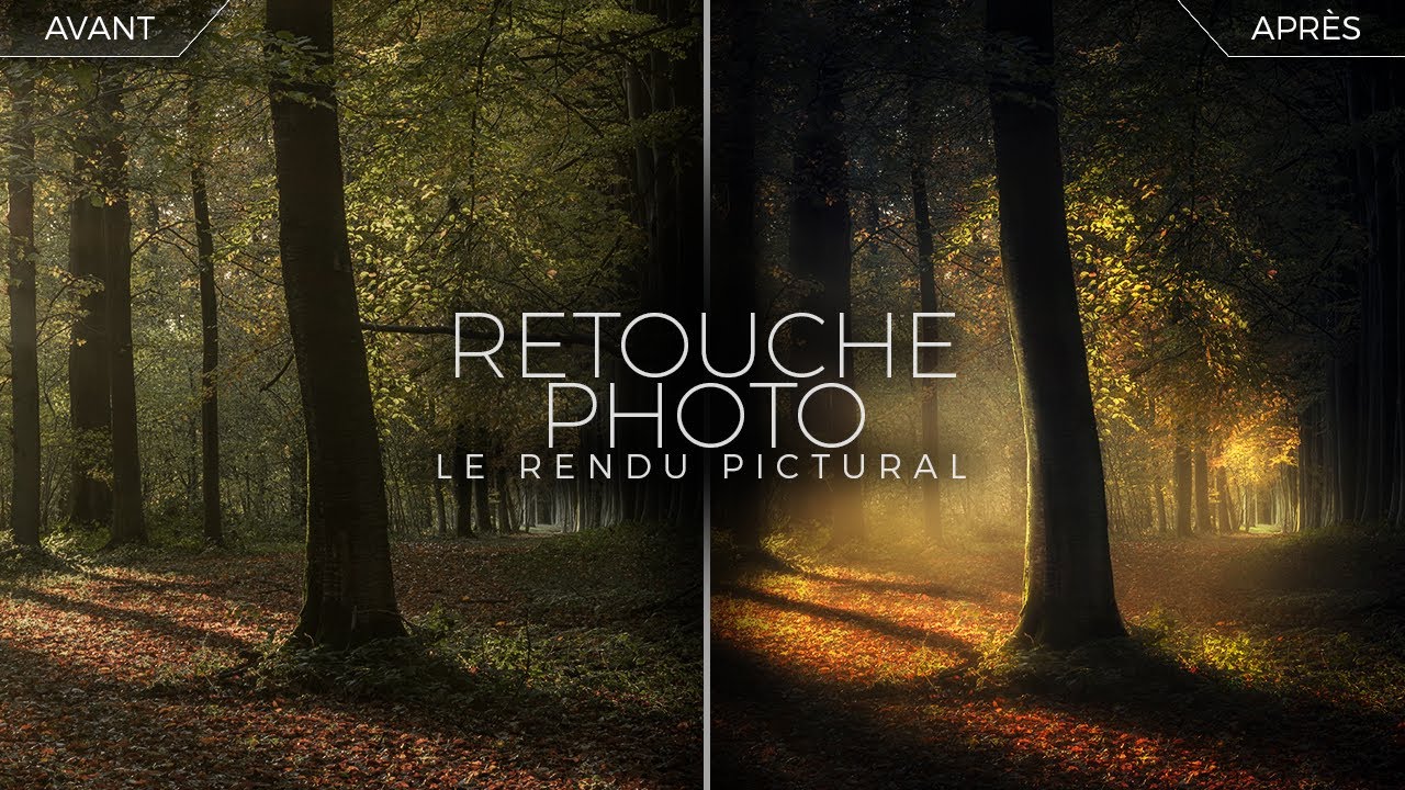 RETOUCHE PHOTO PAYSAGE  - Le rendu pictural
