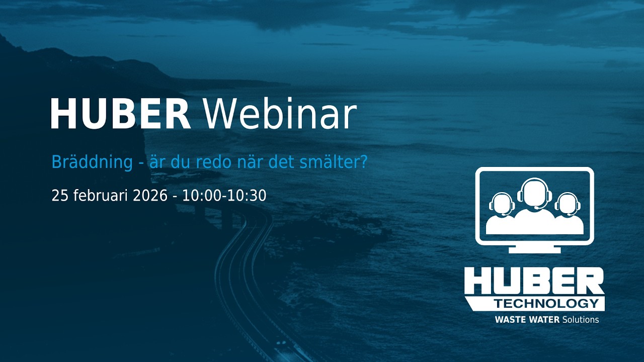 HUBER Webinar  Bräddning 25 februari 2026