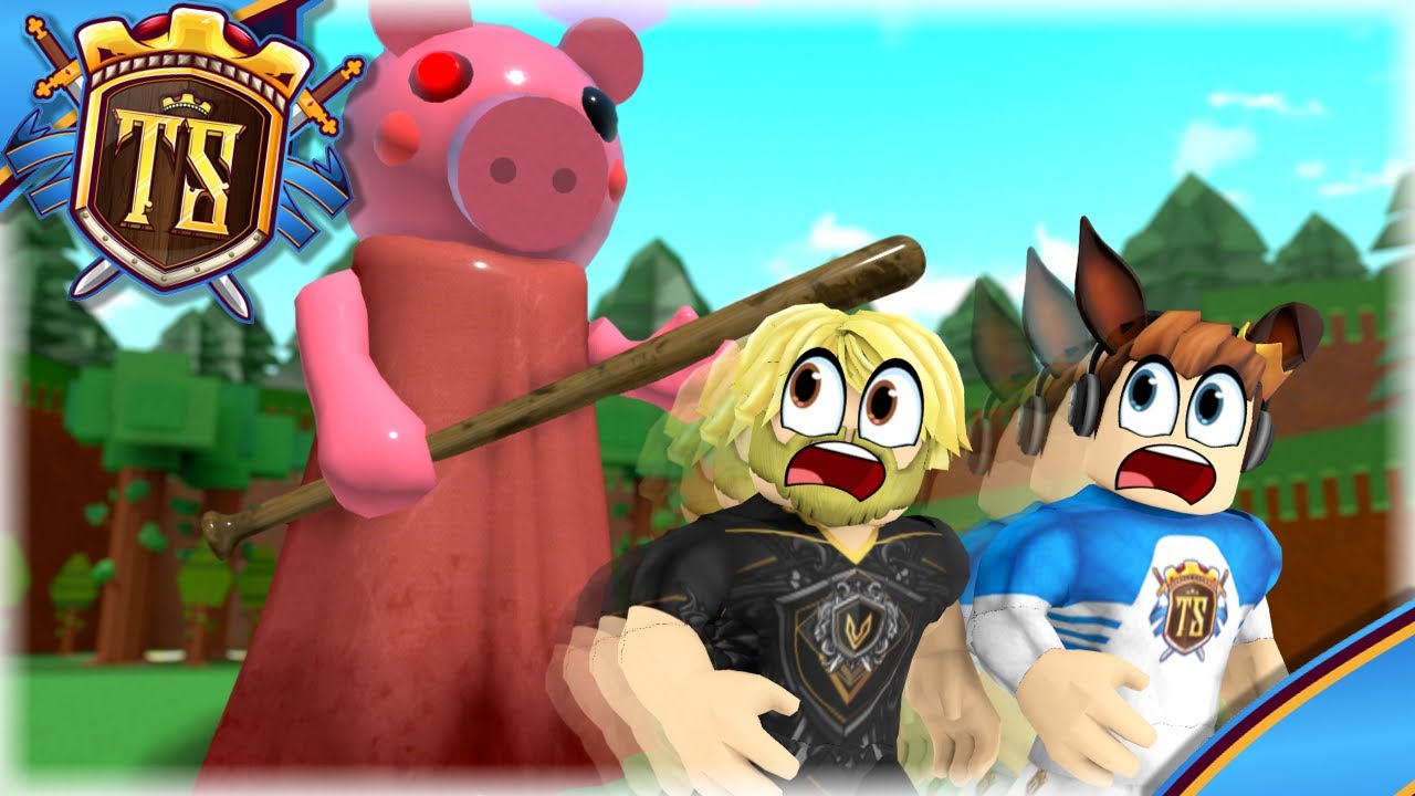 JAGTET AF *PIGGY* I BUILD A BOAT! - Build A Boat | Dansk Roblox med @TortenSkjold & @Vercinger