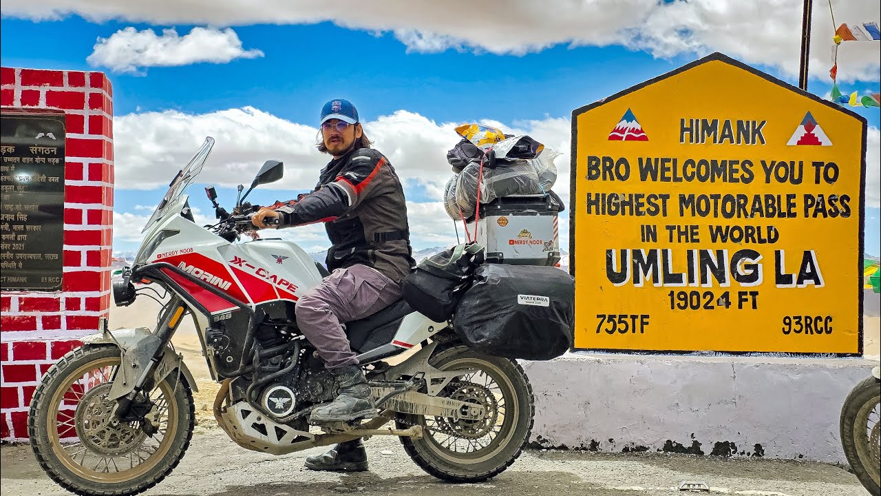 EP-5 - Ladakh 2025: Reached Umling La on Moto Morini 😍 