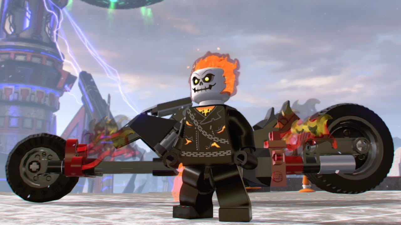 Ghost Rider's Motocycle Gameplay - LEGO Marvel Super Heroes 2