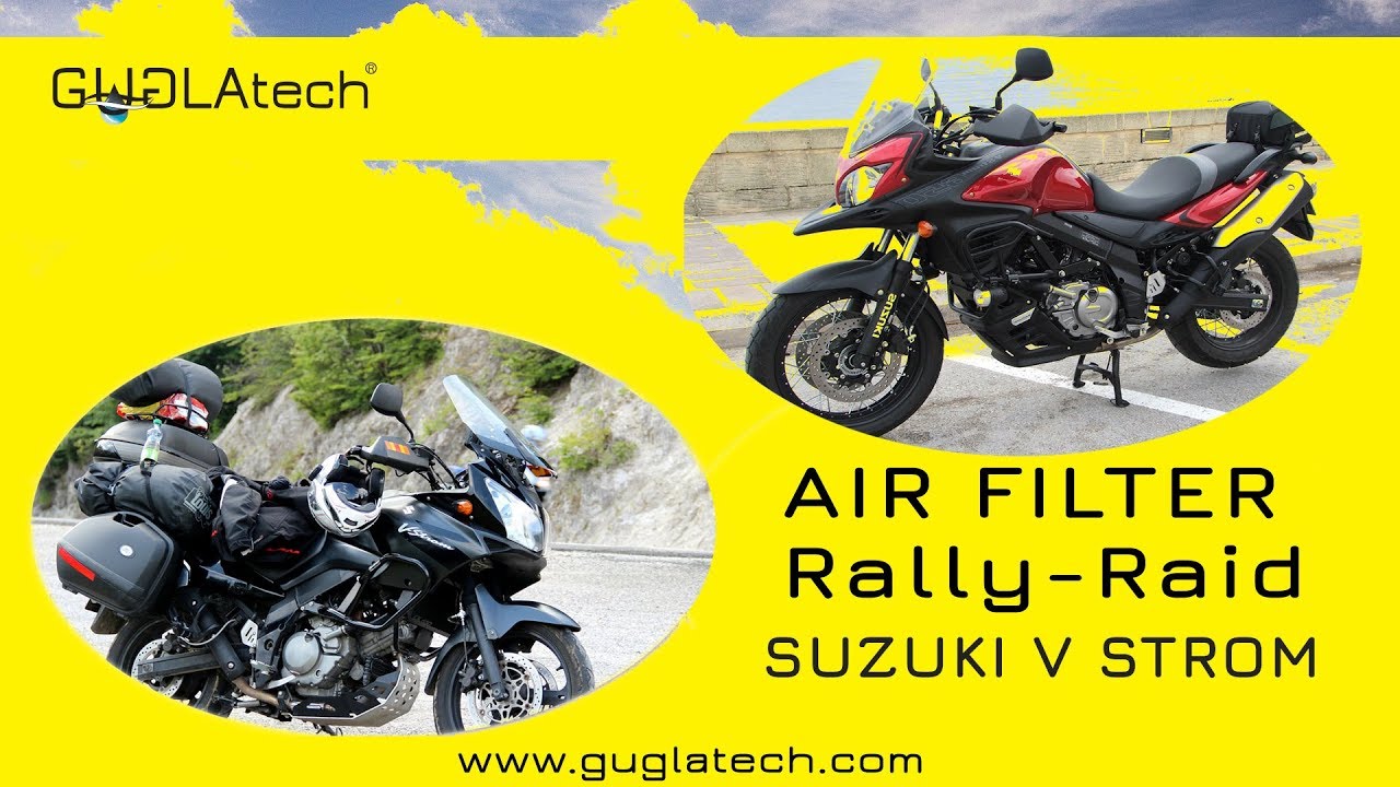 Suzuki V-Strom 650/1000 - Guglatech Air Filter- WHY and HOW to mount it?
