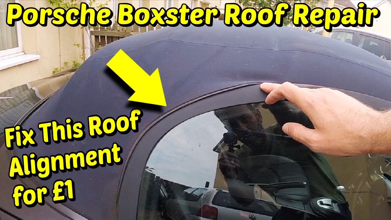 Ремонт эластичной резинки крыши кабриолета Porsche Boxster 986/987