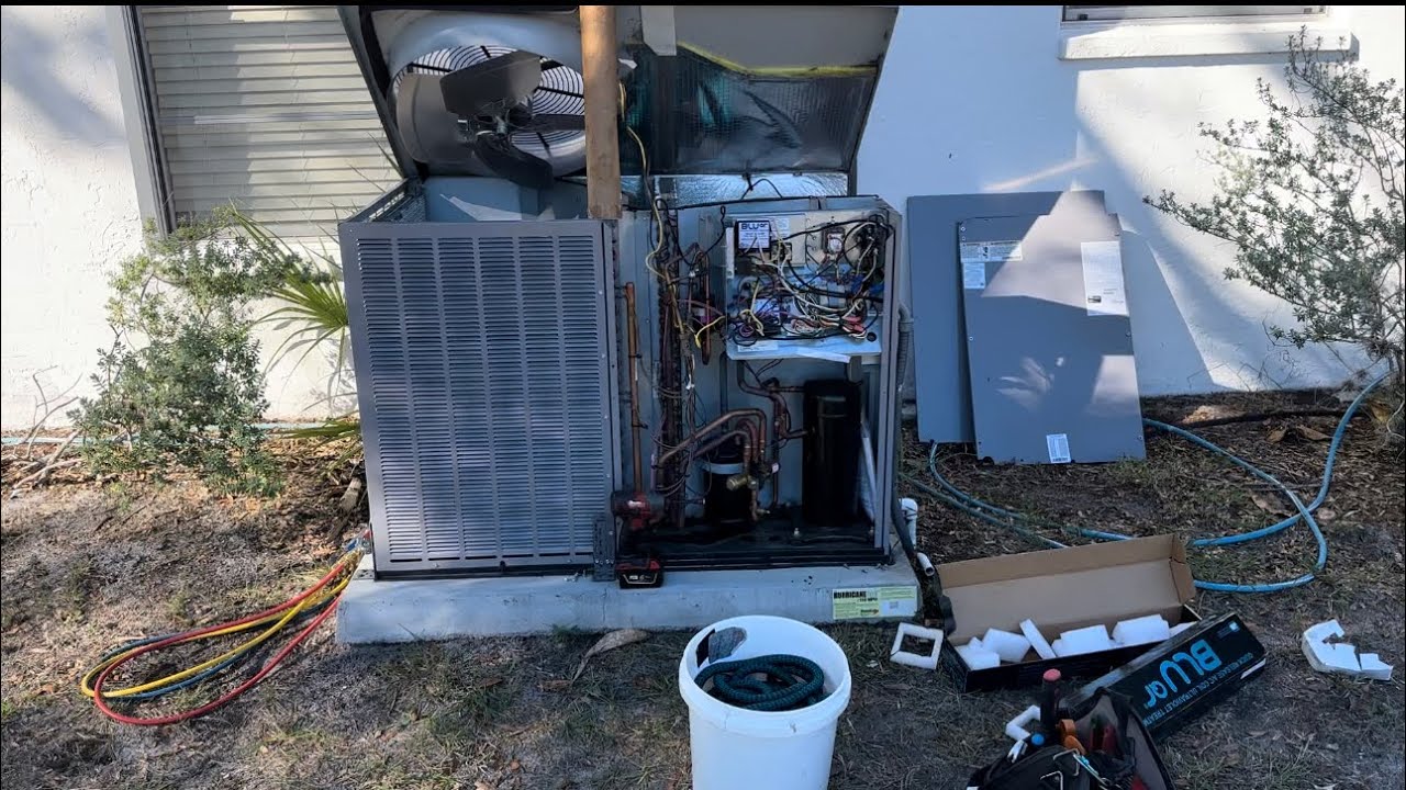 Dual UV system install on brand new package unit HVAC.