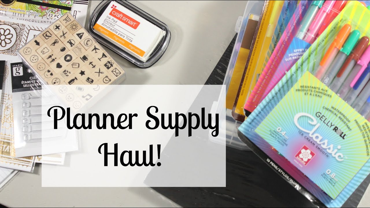 Huge Planner Craft Supply Haul