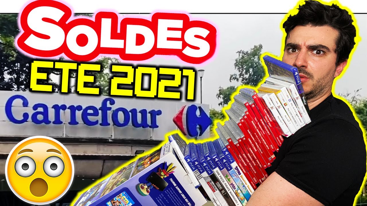 SOLDES D'ÉTÉ JEUX VIDÉO 2021 - LE BRAQUAGE chez CARREFOUR !