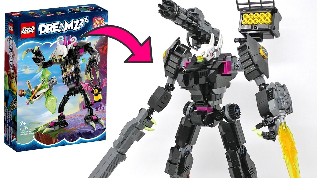 Обновление робота LEGO Dreamzzz до стиля бронированного ядра