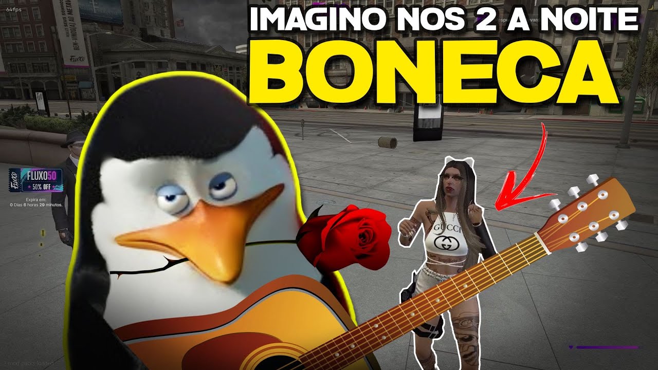 Z DUBS ESTA DE VOLTA NO GTA RP IMITANDO CAPITÃO DOS PINGUINS NO FIVEM RP