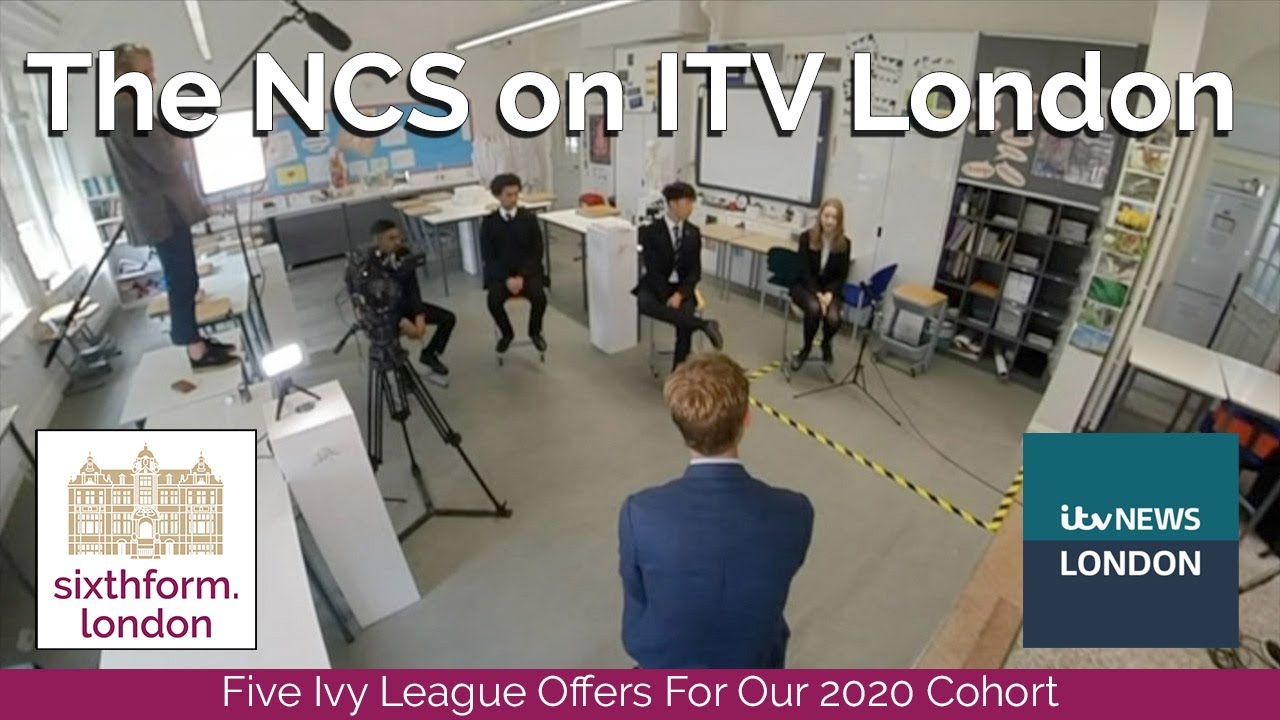 ITV London News Meet Newham Collegiate's Four Ivy League Offer Holders